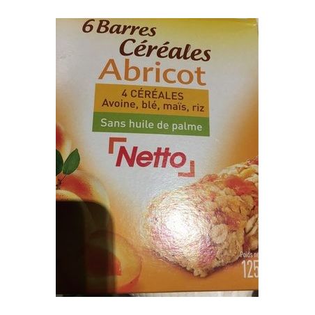 Netto Barre Abricot 125G