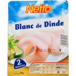 Netto Blanc Dinde 2T 90G