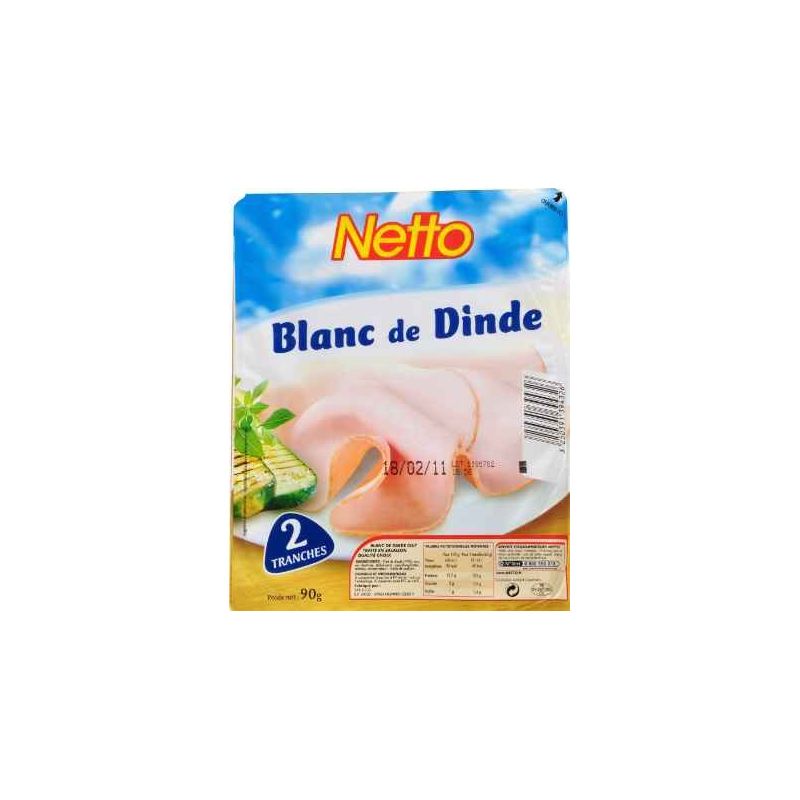 Netto Blanc Dinde 2T 90G