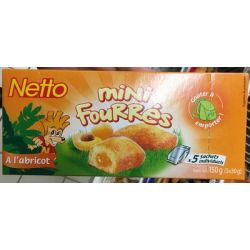 Netto Mini Fourres Abricot 150