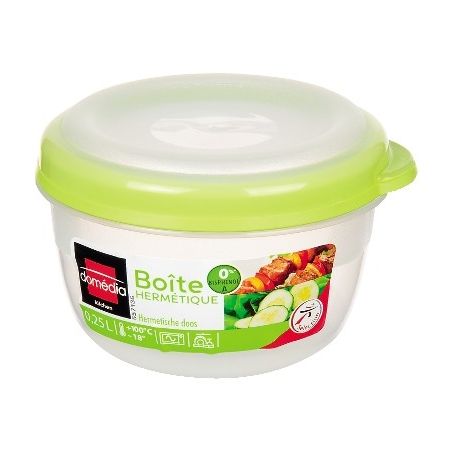 Domedia Dom Bte Ronde 0.25L Vert
