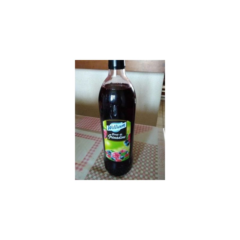 William Grenadine Btle Verre 1L