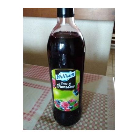 William Grenadine Btle Verre 1L