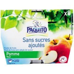 Paquito Pomme Sans Sucre8X100G