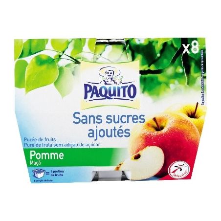 Paquito Pomme Sans Sucre8X100G