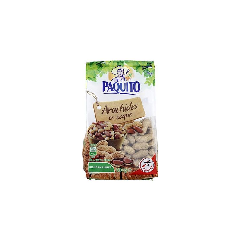 Paquito Arachides Coques 500G