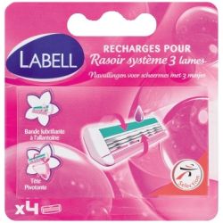 Labell Fem Recharg 3 Lames X 4