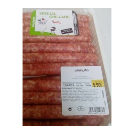 Netto 20 Chipolatas 1Kg Pf