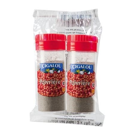 Cigalou Cigal.Poivriere Gris Moul2X18G