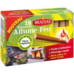 Braisal Allume Feu 18Batonnets