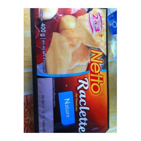 Netto Raclette Tranche 400G