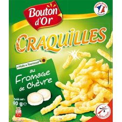 Bouton Or Craquille Chevre 90G