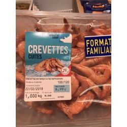 Netto Crevette Cuite 100/120 1Kg