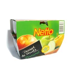 Netto Dessert Frt Pomme 8X100G