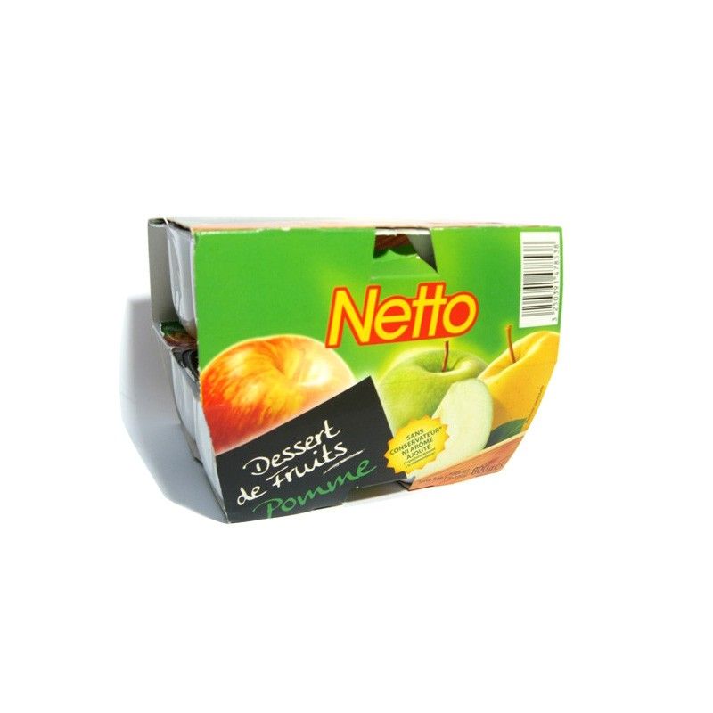 Netto Dessert Frt Pomme 8X100G