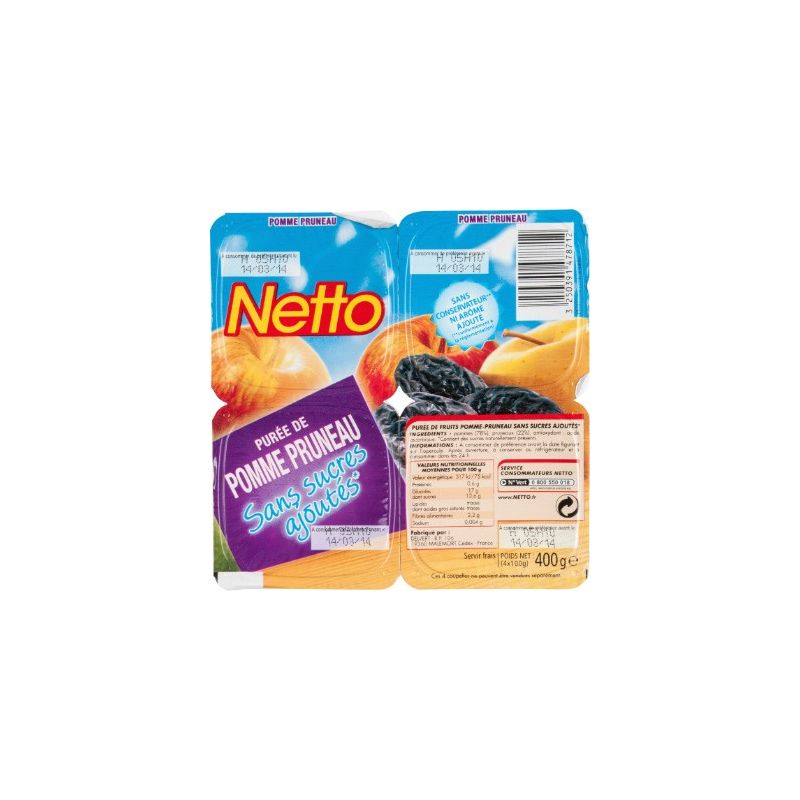 Netto Pure Ft Ssa P/Prno4X100G