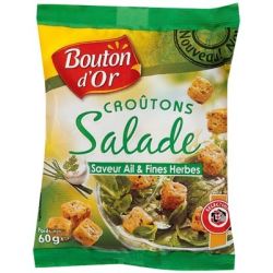 Bouton Dor Or Crout.Ail&F.Herbe60G