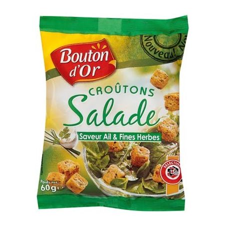 Bouton Dor Or Crout.Ail&F.Herbe60G