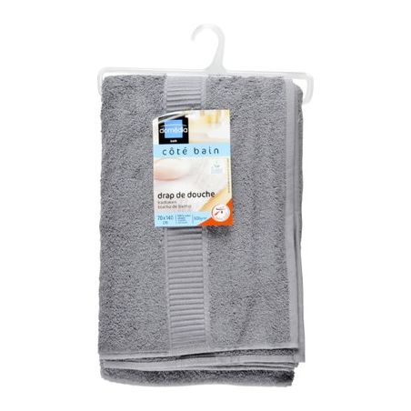 Domedia Dom Drap Douche 70X140 Ardoise