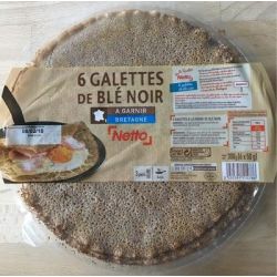 Netto Galettes Nature X6 300G