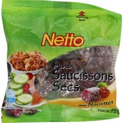 Netto Mini Saucisson Noiset75G