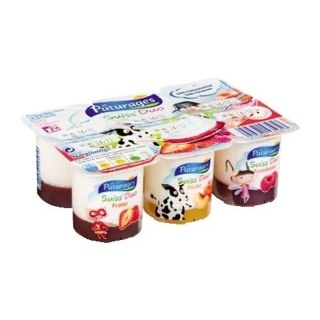 Paturages Pat.Fge Fr.S/Lit Fruits 6X60G