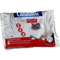 Canaillou Canail Poch.Chat Steril.4X100G