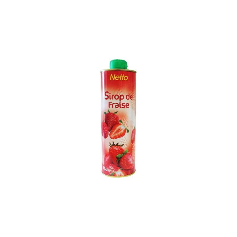 Netto Sirop Fraise Bid75Cl