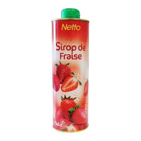 Netto Sirop Fraise Bid75Cl