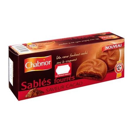 Chabrior Chab Sables Fourres Cacao 125G