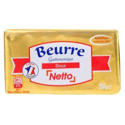 Netto Beurre Doux Plq 250G