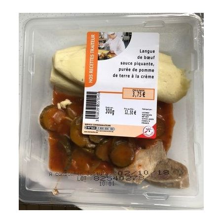 Selection F.Sel Lang Boeuf Sce Piqu.300G