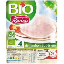 Ranou Jambon Bio 4Tr 160G