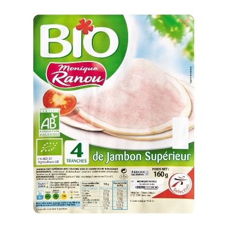 Ranou Jambon Bio 4Tr 160G