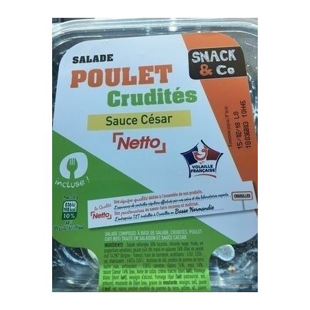 Netto Crudite Poulet 250 G