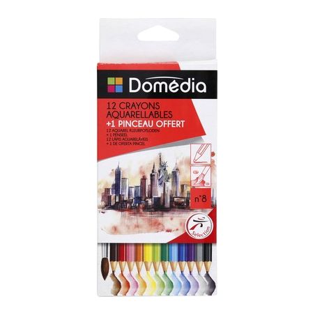 Domedia Domedia12Cray.Cou.Aquarel+Pinc