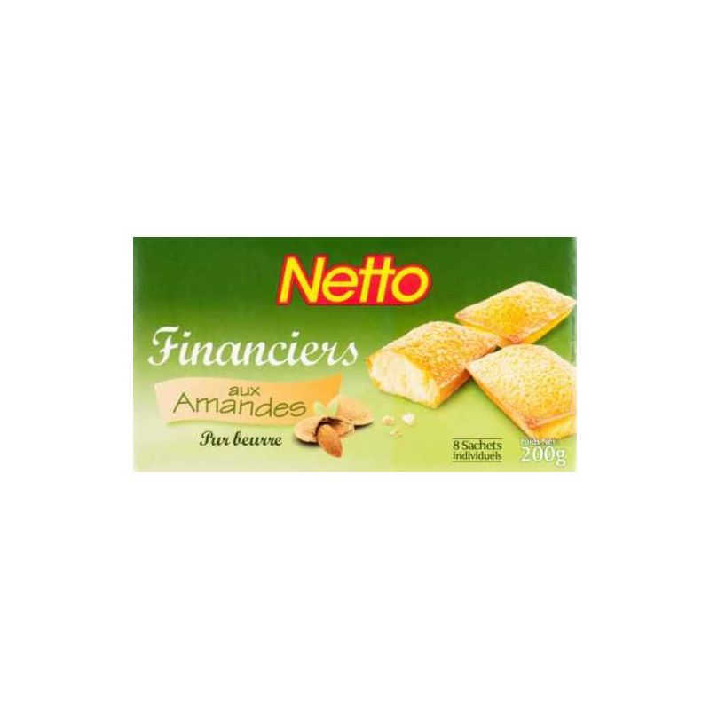 Netto 8 Financiers Amandes 200