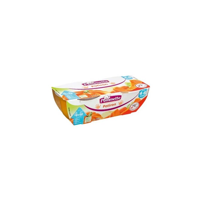 Pommette Pot Potiron 2X120G