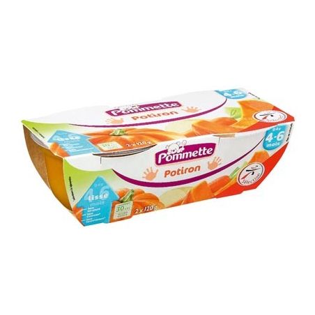 Pommette Pot Potiron 2X120G