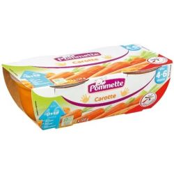 Pommette Pt Puree Carot 2X120G