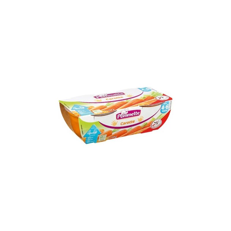 Pommette Pt Puree Carot 2X120G