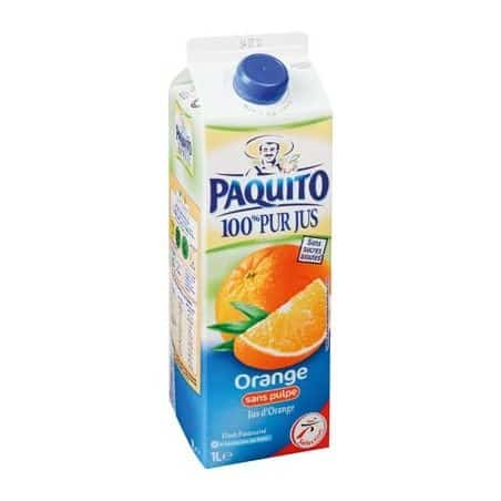 Paquito Pj Or S/Pulpe Frais 1L