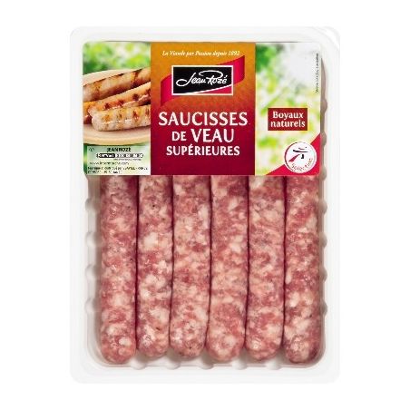 Jean Roze Jr 6 Saucisses Veau Super 300G