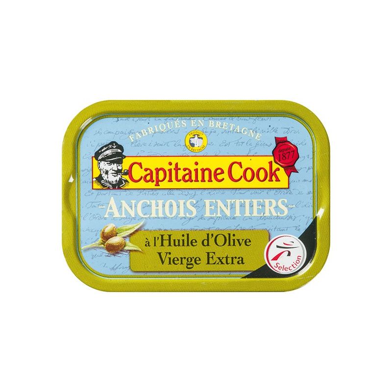 Cpt Cook Anchois Entier H/Oliv100G