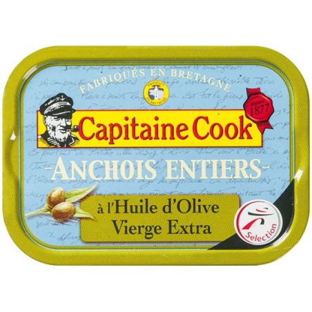 Cpt Cook Anchois Entier H/Oliv100G