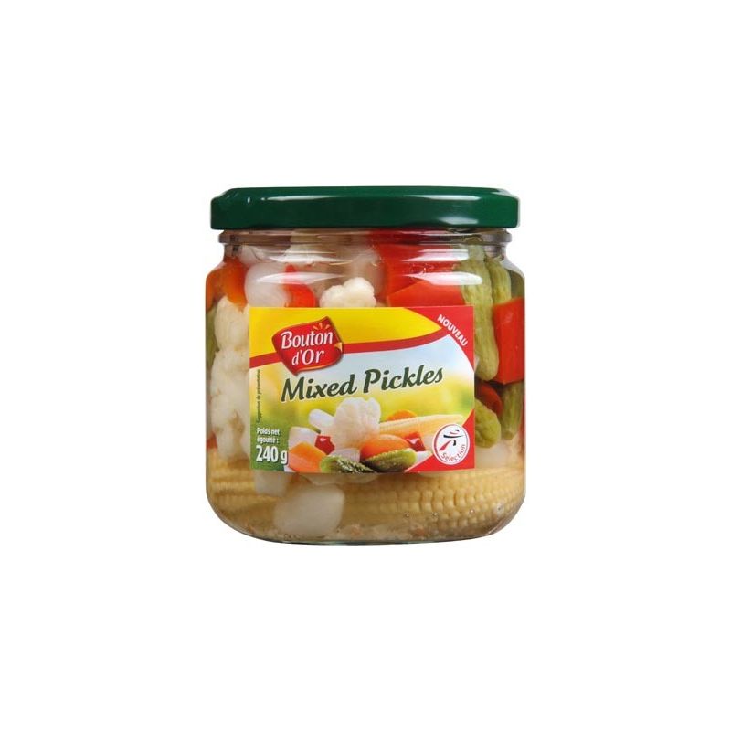 Bouton Or D Mixed Pickles 240G