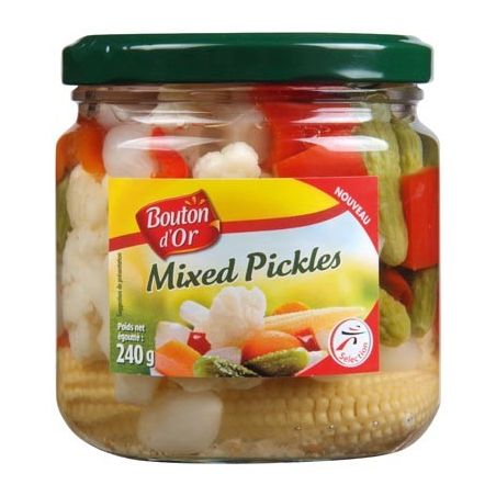 Bouton Or D Mixed Pickles 240G