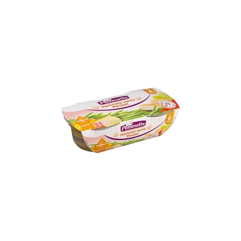 Pommette Bol Hv Poulet 2X200G