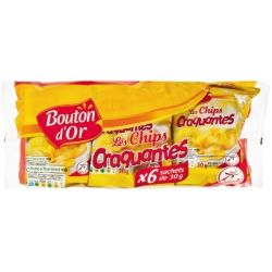Bouton Or Bo Chips Craquantes Scht 6X30G