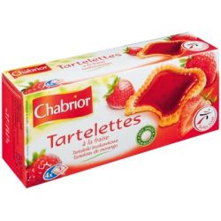 Chabrior Chab Tart.Carree Fraise 127G